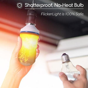 4 Modes Gravity Sensor Fire Light Bulb LED Flame Effect Natural Light E27 Flickering Holiday Decoration (4pcs)