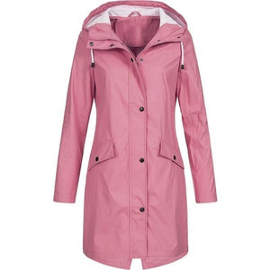Women's Waterproof RainCoat Jacket Hooded Outdoor Coats