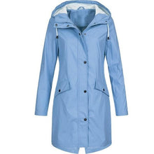 Load image into Gallery viewer, Women&#39;s Waterproof RainCoat Jacket Hooded Outdoor Coats