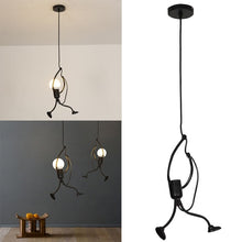Load image into Gallery viewer, Modern Charming Hanging Chandelier Creative Iron People Lamp Elegant Hanger