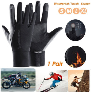 Antiskid Unisex Winter Thermal Outdoor Sports Windproof Touch Screen Gloves