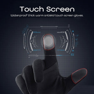 Antiskid Unisex Winter Thermal Outdoor Sports Windproof Touch Screen Gloves