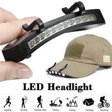 Load image into Gallery viewer, Energy Saving Headlight HeadLamp Flashlight Clip-On Cap Hat Torch Head Light Lamp