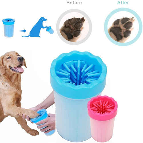 Pet Cats Dogs Foot Clean Cup