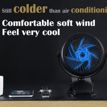 Load image into Gallery viewer, Mini USB Rechargeable Small Fan 360 Quiet Stroller Fan Small Portable Office Desktop Cooling Fan