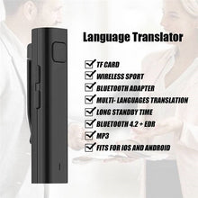 Load image into Gallery viewer, 26 Multi-Language Voice Translator Smart Interpreter Bluetooth Transmitter Receiver