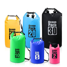 Load image into Gallery viewer, PVC 5L/10L/20L/30L Outdoor Waterproof Bag