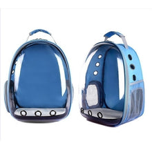 Load image into Gallery viewer, 8 Colors High Quality Carrying Clear Pet Carrier Backpack Outdoor Travel Walking Waterproof Breathable Space Capsule Puppy Backpack