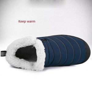 Unisex Winter Snow Boots Cotton Inside Antiskid Bottom Keep Warm Waterproof Ski Flats