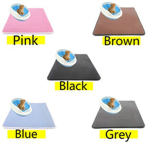 Load image into Gallery viewer, Waterproof Cat Litter Mat Pad Black Cats Litter Trapper Double Layer Nonslip EVA Protect Floor Feeding Mats