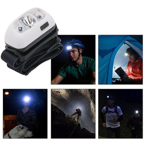 5000Lm Mini Rechargeable Led Headlamp Body Motion Sensor Headlight Camping Flashlight Head Light Torch Lamp With Usb