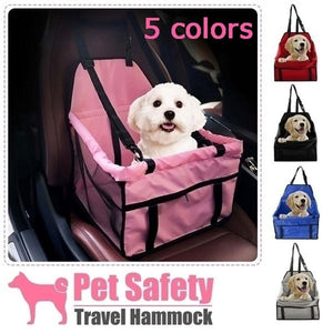 Pet Car Safety Seat Breathable Waterproof Cat Dog Travel Carrier Bag Basket
