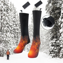 Load image into Gallery viewer, Battery Heating Socks Foot Warm Socks