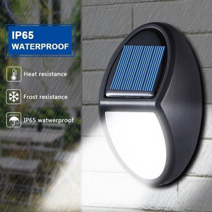 10 LED Automatically Turns On Waterproof  Solar Power Wall Light Garden Lighting
