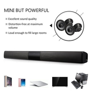 Wireless Bluetooth Soundbars for TV with Remote Control Home Theater Sound Bar