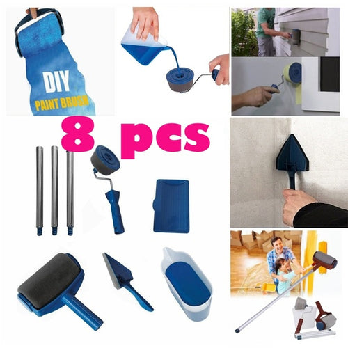 Multiuse DIY Wall Paint Roller Brush Tools Kits Corner Decorative