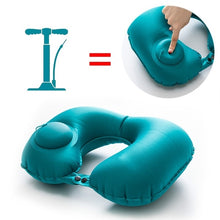 Load image into Gallery viewer, On Air Adjustable and Inflatable Neck Pillow,Airplane Pillow and Cervical Neck Pillow for Kids + Adults