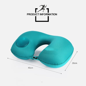 On Air Adjustable and Inflatable Neck Pillow,Airplane Pillow and Cervical Neck Pillow for Kids + Adults