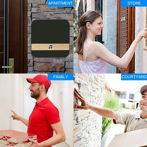 Wireless HD 1080P WiFi Smart Security Video DoorBell and Indoor Dingdong Doorbell Receiver