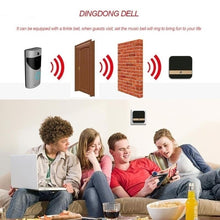 Load image into Gallery viewer, Wireless HD 1080P WiFi Smart Security Video DoorBell and Indoor Dingdong Doorbell Receiver