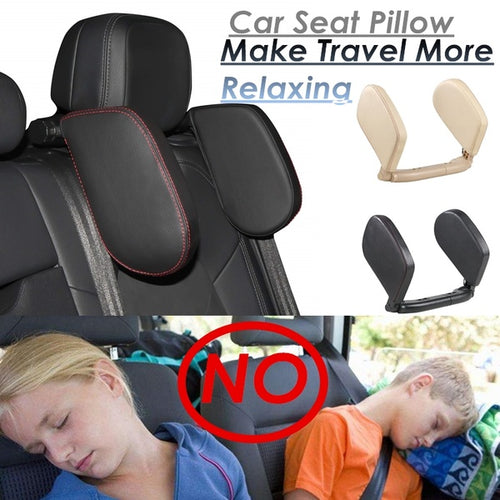 Car Seat Pillow Headrest Neck Support Travel Sleeping Cushion for Kids Adults