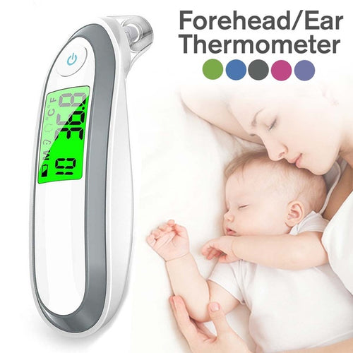 Digital IR Infrared Thermometer Forehead Ear Fever Surface Temperature Medical Equipment