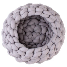 Load image into Gallery viewer, DIY Handmade Knitted Crude Wool Weaving Pet Nest Dog Cat Bed