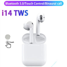 Load image into Gallery viewer, i14 TWS 1:1 Mini Air Pods Wireless Bluetooth 5.0 Touch Control Super 3D Stereo Bass Earbuds
