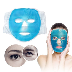 Gel Ice Pack Cooling Face Mask Pain Headache Relief Pillow Relaxing Face Massage