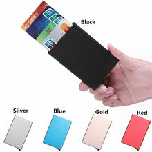 Load image into Gallery viewer, RFID Blocking Mens Credit Card Automatic Card Sets