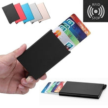Load image into Gallery viewer, RFID Blocking Mens Credit Card Automatic Card Sets
