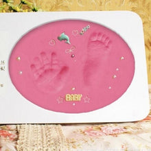 Load image into Gallery viewer, 2 Bags Baby Hand Foot Inkpad Ultra Light Stereo Baby Care Air Drying Soft Clay