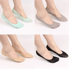 Load image into Gallery viewer, 10Pairs/5Pairs Women Men Cotton No Show Socks Non Slip Thin Low Cut Casual Socks