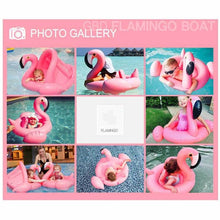 Load image into Gallery viewer, Flamingo Baby Float with Canopy Swimming Floats for Kids Pool Party Supplies Swimming Ring Baby Accessories