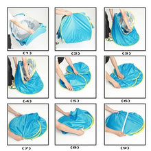 Load image into Gallery viewer, Children Outdoor Play Tent Waterproof Portable Kids Baby Games Beach Tent Build Outdoor Swimming Pool