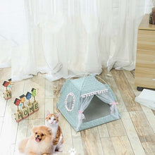 Load image into Gallery viewer, Removable Pet Dog Cat Tent Folding Pet Dog Cat Playing House