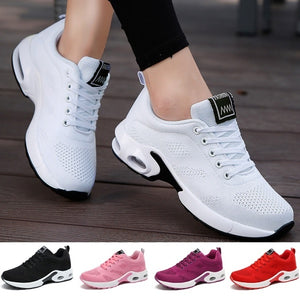 Women Running Shoes Mesh Breathable Air Cushion Tennis Shoes Outdoor Sports Sneakers