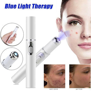Medical Blue Light Therapy Laser Treatment Pen Acne Scar Wrinkle Removal