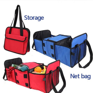 Foldable Car Trunk Organizer Bag Car Truck Van SUV Storage Basket