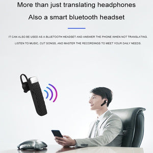 Intelligent Voice Translation Earphone 33-Language Translator Bluetooth