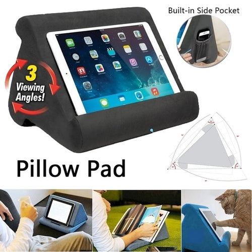 Multi-Angle Soft Pillow Pad Pillow Lap Stand for IPads Tablets