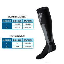Load image into Gallery viewer, Compression Socks for Men Women Running Socks for Running Nurses Shin Splints Flight Travel
