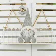 Load image into Gallery viewer, Long Hat Swedish Santa Gnome Plush Doll Ornaments Handmade Elf Toy
