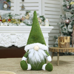 Long Hat Swedish Santa Gnome Plush Doll Ornaments Handmade Elf Toy