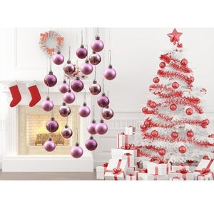 12/24PCS Christmas Tree Hanging Ball Decoration Christmas Xmas Ball