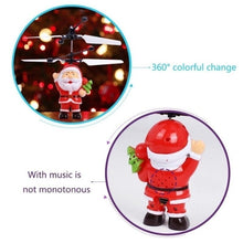 Load image into Gallery viewer, Electric RC Flying Santa Claus Infrared Induction Aircraft Helicopter
