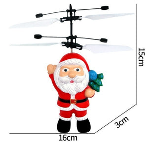 Electric RC Flying Santa Claus Infrared Induction Aircraft Helicopter