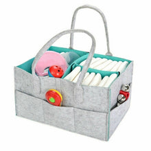 Load image into Gallery viewer, Protable Folding Felt Storage Bag Kids Baby Clothes Toys Diaper Nappy Organizer