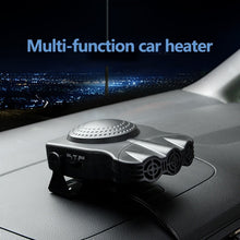 Load image into Gallery viewer, 12V Portable Car Multi-function 2 in 1 Heater Three-hole Defrost Defogging Heater Heating &amp; Cooling Fan 180 Rotation