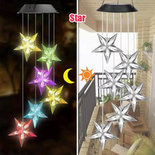 Load image into Gallery viewer, 10 Style LED Solar Lights Wind Chimes Color Changing Waterproof Outdoor String Lights
